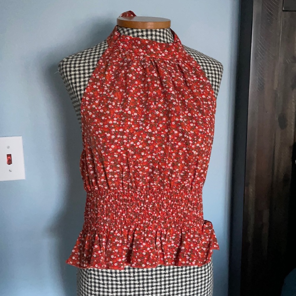 Floral Halter Top